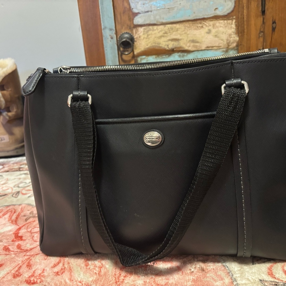 Coach Black Tote Bag